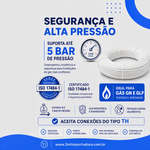 Pex Gás Tubo 20mmx100m Multicamada Uv Bco 