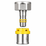 Pex Gás Conector Fêmea 16mmx1/2 Kit 5 unidades