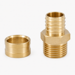 Pex Água Conector Macho Fixo 20mmx1/2 1/40 KIT 10