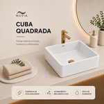 Cuba Quadrada 360x360x130 Branca 