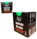 Refil Recarga para Pincel Marcador Quadro Branco 6 unidades