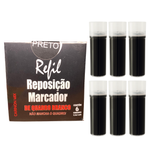 Refil Recarga para Pincel Marcador Quadro Branco 6 unidades