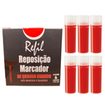 Refil Recarga para Pincel Marcador Quadro Branco 6 unidades