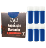Refil Recarga para Pincel Marcador Quadro Branco 6 unidades
