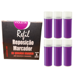 Refil Recarga para Pincel Marcador Quadro Branco 6 unidades