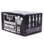 Refil Recarga para Pincel Marcador Quadro Branco 24 unidades