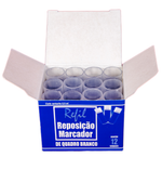 Refil Recarga para Pincel Marcador Quadro Branco 12 unidades