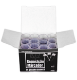 Refil Recarga para Pincel Marcador Quadro Branco 12 unidades