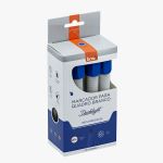 Caixa Marcador Quadro Branco BRW Dashlight Recarregável com 12 Unidades