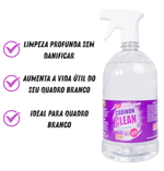 Limpador Especial Para Quadro Branco Lousa Carinon Clean 1 Litro