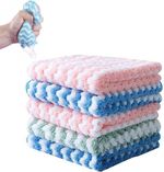 Kit 10 Pano Microfibra 25x25 Multiuso  Mágico Reutilizável Sortido