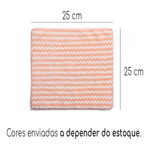 Kit 10 Pano Microfibra 25x25 Multiuso  Mágico Reutilizável Sortido