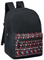 Mochila Escolar Básica Estampada Feminina Preto