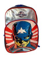Mochila Escolar Infantil Unissex Capitão América Marvel