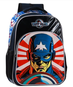 Mochila Escolar Infantil Unissex Capitão América Marvel