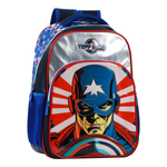 Mochila Escolar Infantil Unissex Capitão América Marvel