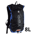 Mochila De Hidratação Esportiva  Média 8L Com Bolsa De Água Resistência Ripstop Trilhas Ciclismo 