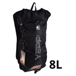Mochila De Hidratação Esportiva  Média 8L Com Bolsa De Água Resistência Ripstop Trilhas Ciclismo 