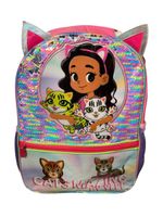 Mochila Infantil Escolar Menina com Orelhinhas Gatinho
