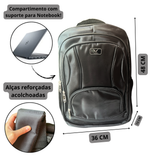 Mochila Notebook Reforçada C/ Alça Acolchoada Confortável 
