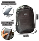 Mochila Notebook Reforçada ideal Com Alças Acolchoadas