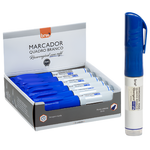 12 Marcadores Para Quadro Branco Recarregável Com Refil Brw 