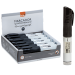 12 Marcadores Para Quadro Branco Recarregável Com Refil Brw 