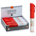 12 Marcadores Para Quadro Branco Recarregável Com Refil Brw 
