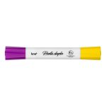 Marcador Pincel Quadro Branco 2 Em 1 Ponta Dupla-2 Cores Brw Cx/12