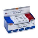 Marcador Pincel Quadro Branco 2 Em 1 Ponta Dupla-2 Cores Brw Cx/12