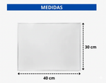 Lousa quadro branco ECO alumínio 40x30cm/60x40cm/80x60cm