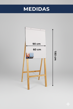 Flip chart madeira branco 1,80m