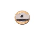 Ímã de neodímio bloco 24x9x4 mm - N42 - c/ 1 furo M7 e cantos chanfrados R2.5