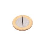 Ímã de neodímio 2x10 mm - N42