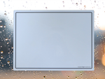 Quadro magnético flexivel branco 60 x 40 cm para vidros