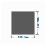 Chapa de aço galvanizada 100x100 mm