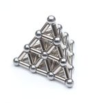 Pirâmide Magnética de Neodímio - 80 peças