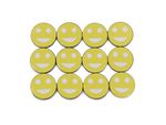 Ímã de Ferrite 30x4 mm - 12 peças - Smile Amarelo