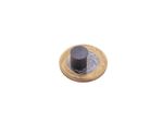 Ímã de Ferrite 9,5x8 mm bipolar anisotrópico