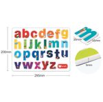 Alfabeto Magnético Minúsculo – Letras Imantadas para Alfabetização