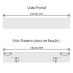 Barra Magnética Inox 45cm para Facas e Ferramentas – Ímã Forte e Fixação Segura