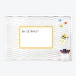 Quadro de recados magnético p/ geladeira, quadros, etc - Bloco de Anotações