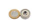 Fixador Magnético 25x6 mm com Furo Escareado