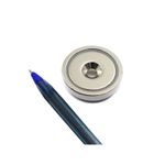 Fixador Magnético 32x7 mm com Furo Escareado