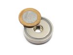 Fixador Magnético 36x8 mm com Furo Rebaixado