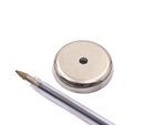 Fixador Magnético 40x8 mm com Furo Rebaixado
