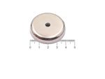 Fixador Magnético 40x8 mm com Furo Rebaixado