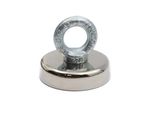 Fixador Magnético 60x15 mm com Furo Rebaixado c/ olhal M8