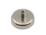 Fixador Magnético 48x11 mm com pino c/ rosca interna