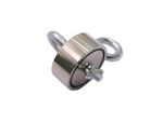 Fixador Magnético 67x28 mm com olhal na lateral e na face para pesca magnética - 200KG